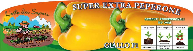 super extra peperone giallo f1