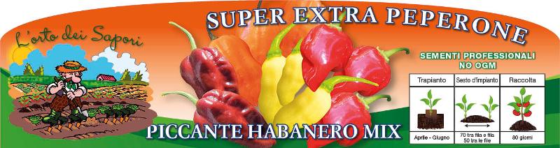 super extra peperone piccante habanero mix