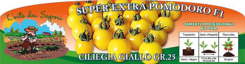 super extra pomodoro f1 ciliegia giallo gr25