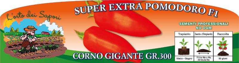 super extra pomodoro f1 corno gigante gr300