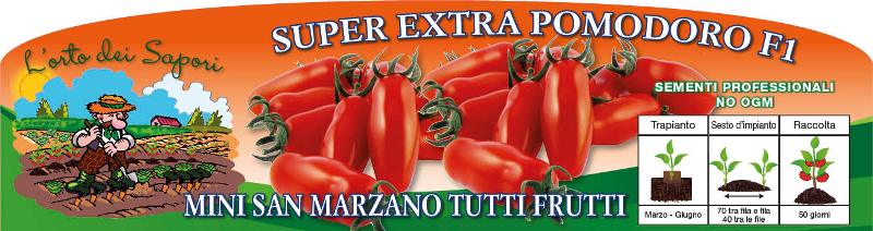 super extra pomodoro f1 mini san marzano tutti frutti