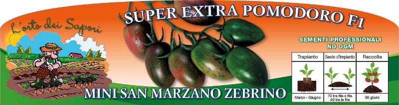 super extra pomodoro f1 mini san marzano zebrino